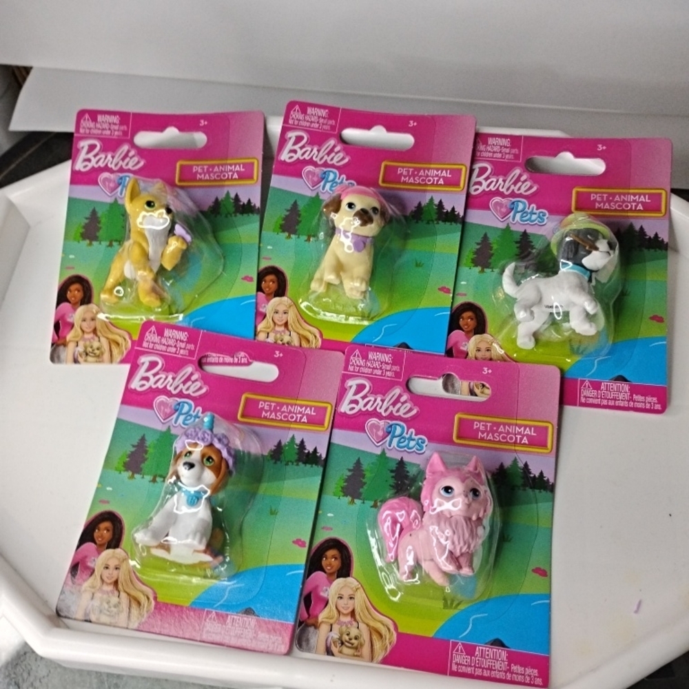 Barbie Pets Colorful Animal Toy Collection